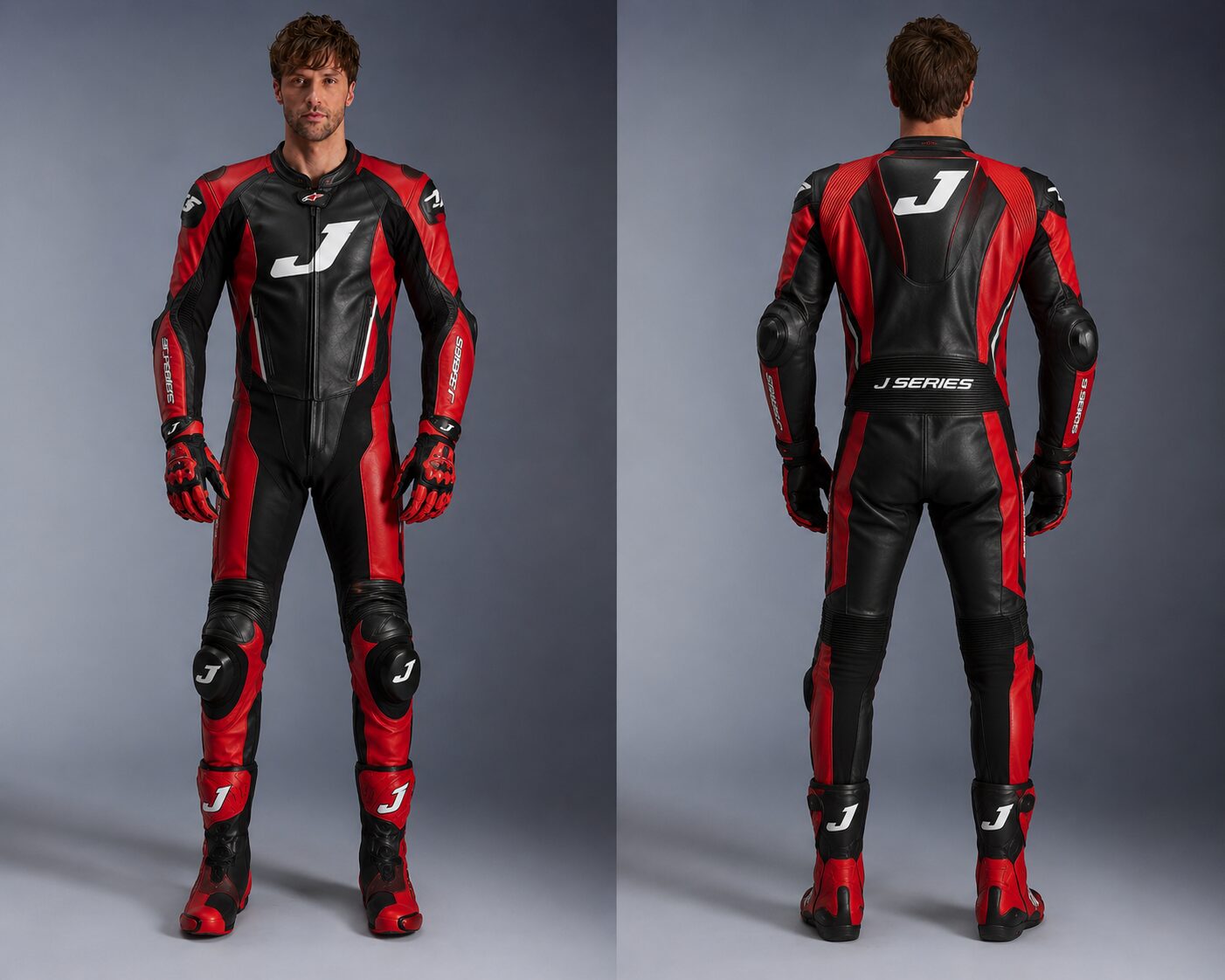 J Series Premium Leather Racing Suit