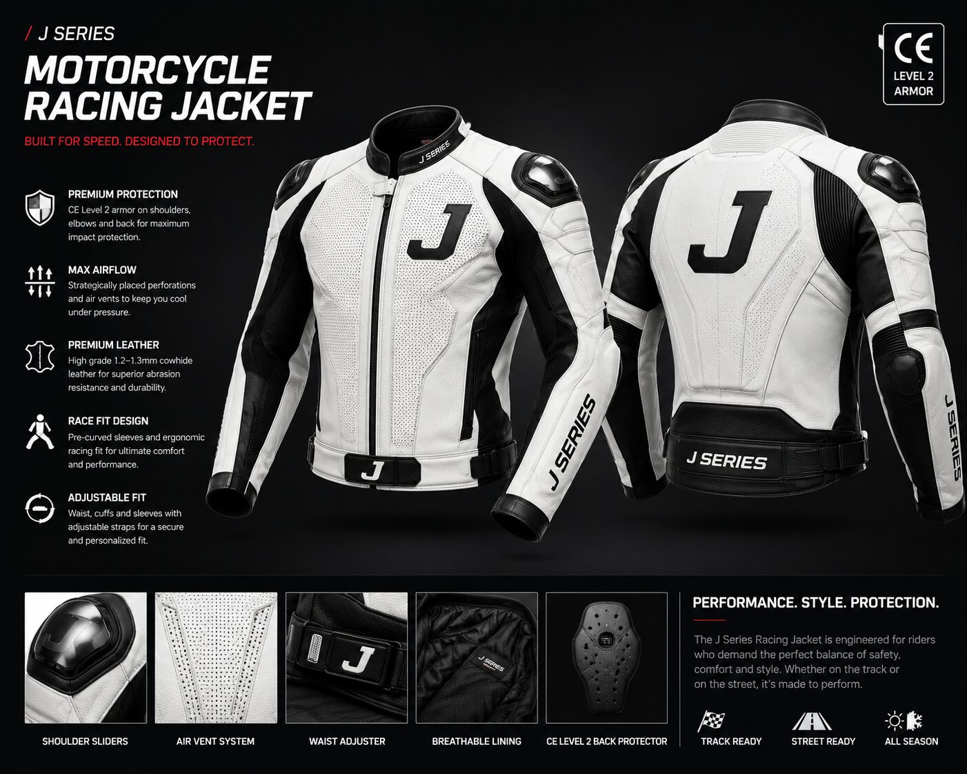J Series Pro Racing Jacket - 987654