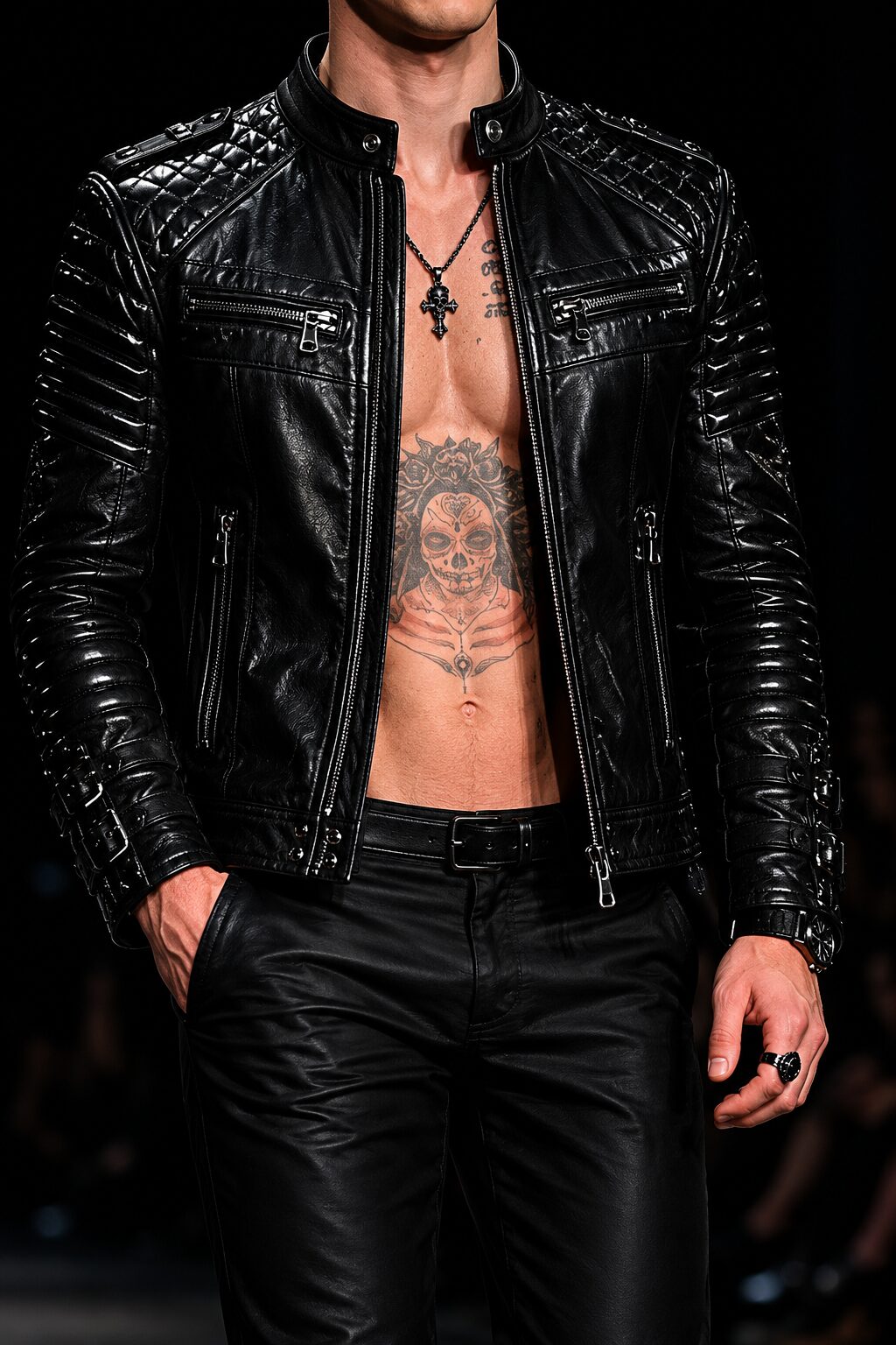 Midnight Rebel Leather Jacket