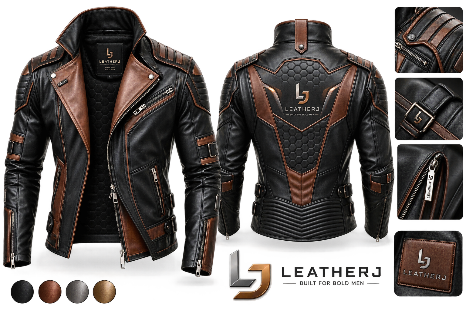 LeatherJ Urban Armor Leather Jacket