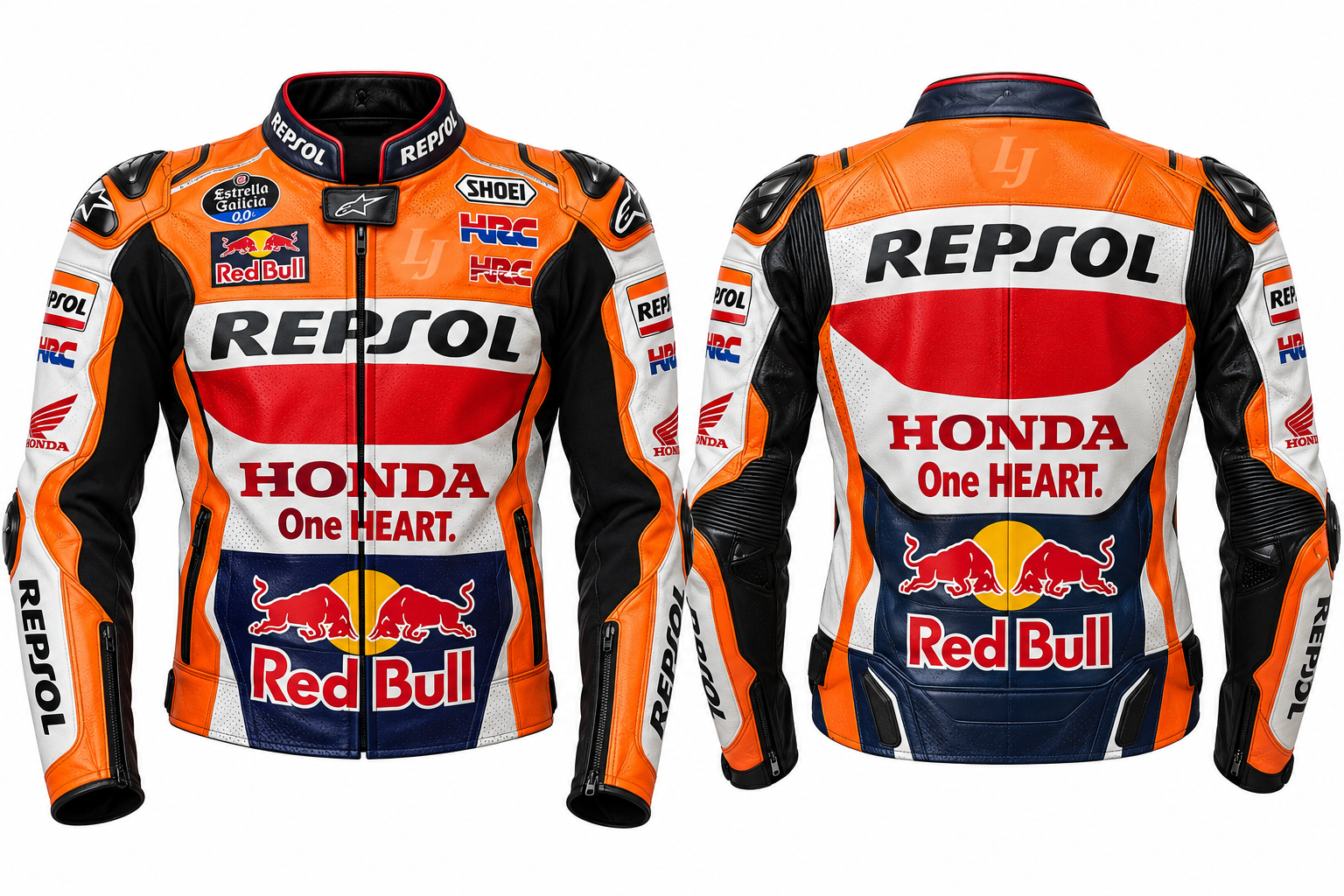 LeatherJ Premium Motorcycle Racing Leather Jacket – Performance Edition